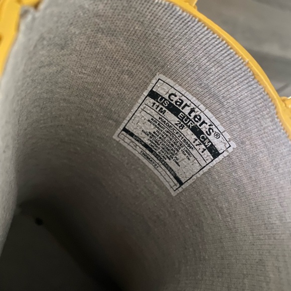 Carter's Yellow Kids' Rain Boots - Picture 6 of 6
